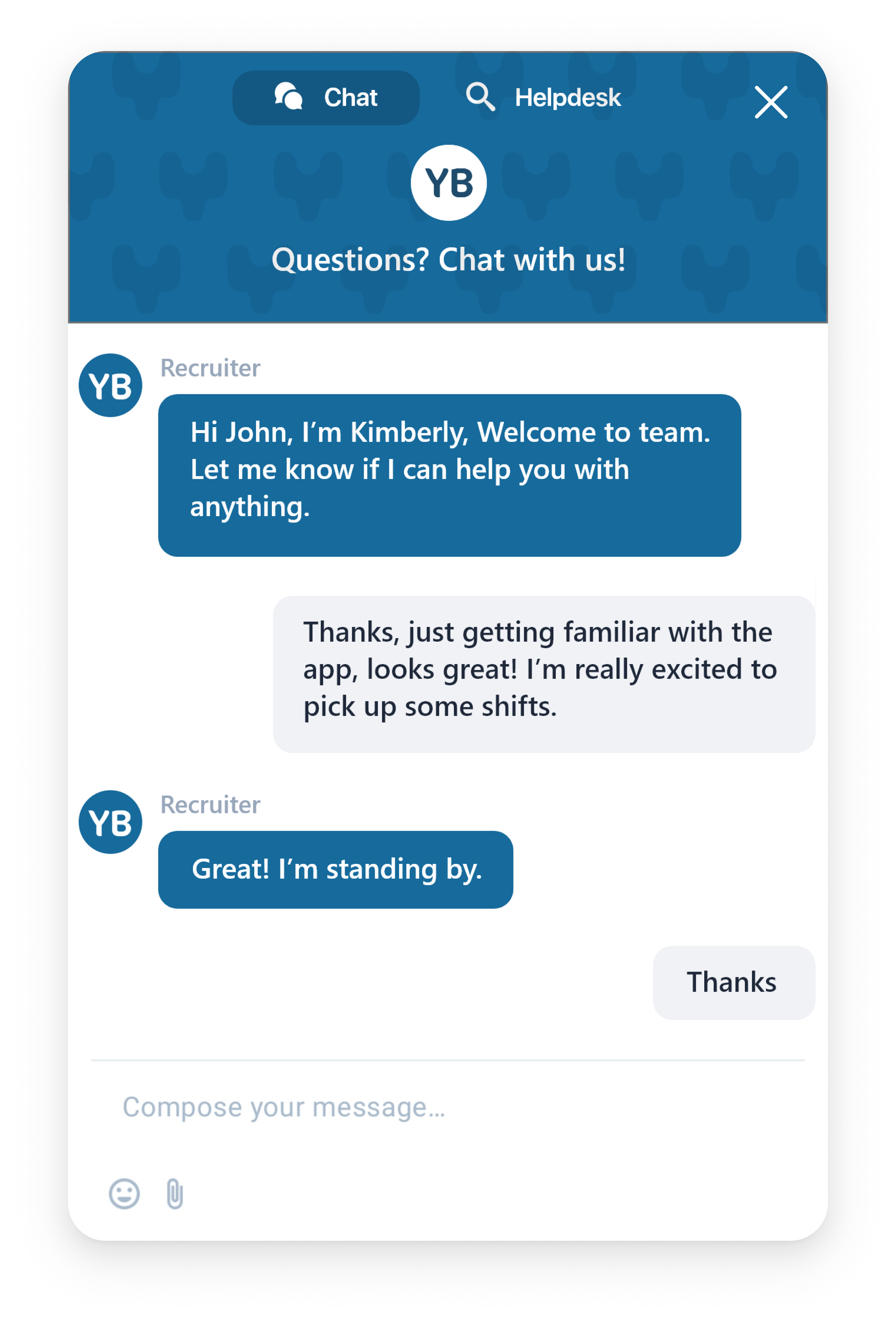 Omnichannel Messaging screenshot